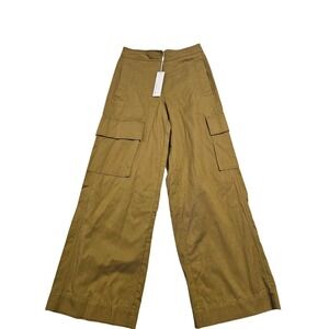 Fourth + Bay Ladies Woven Cargo Pants Light Olive Green FB6181ITCT Size 4 NEW